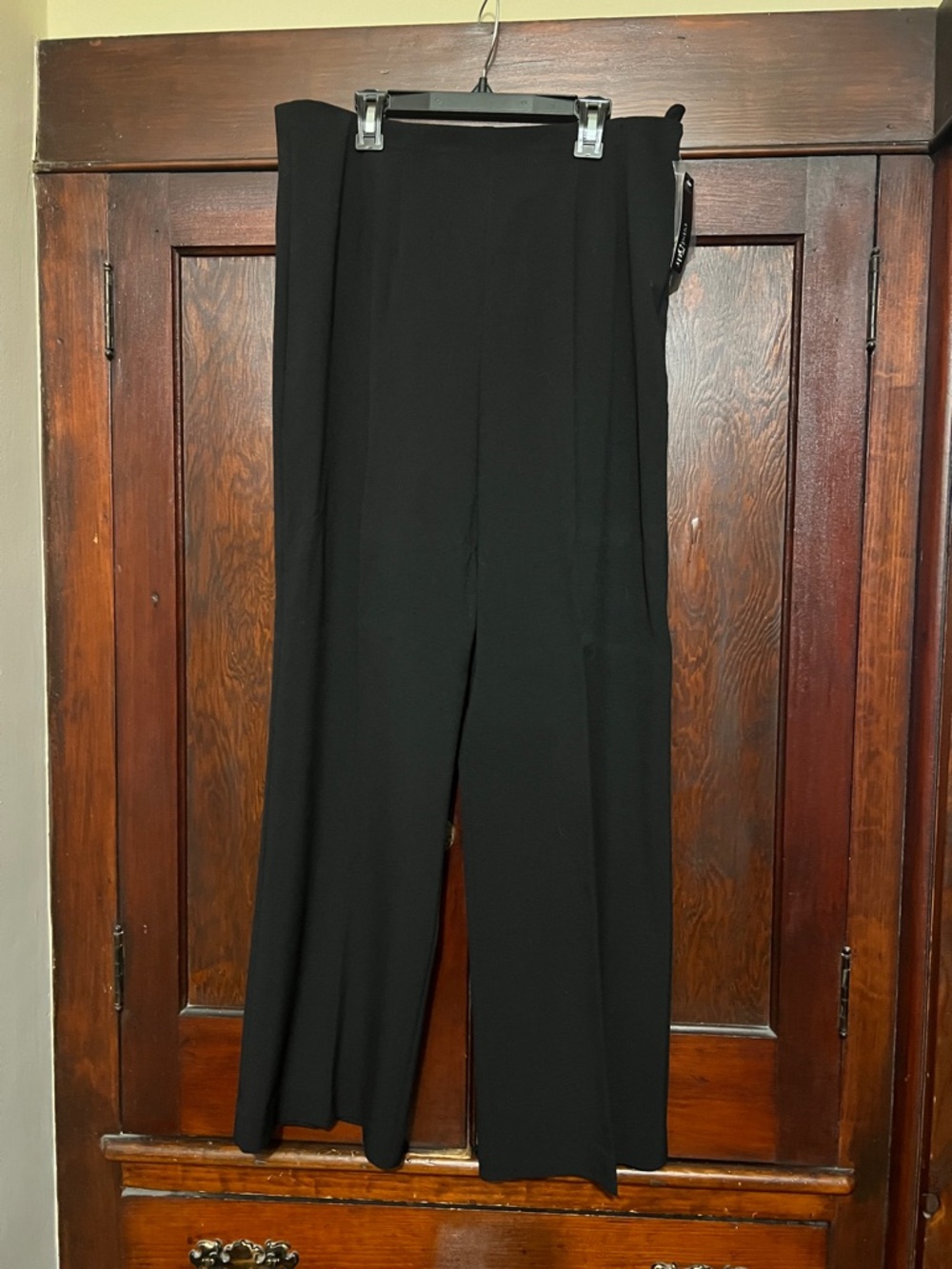 East 5th Black Wide-Leg High-Rise Pants
